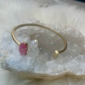 Kendra Scott Pink & Gold Bracelet